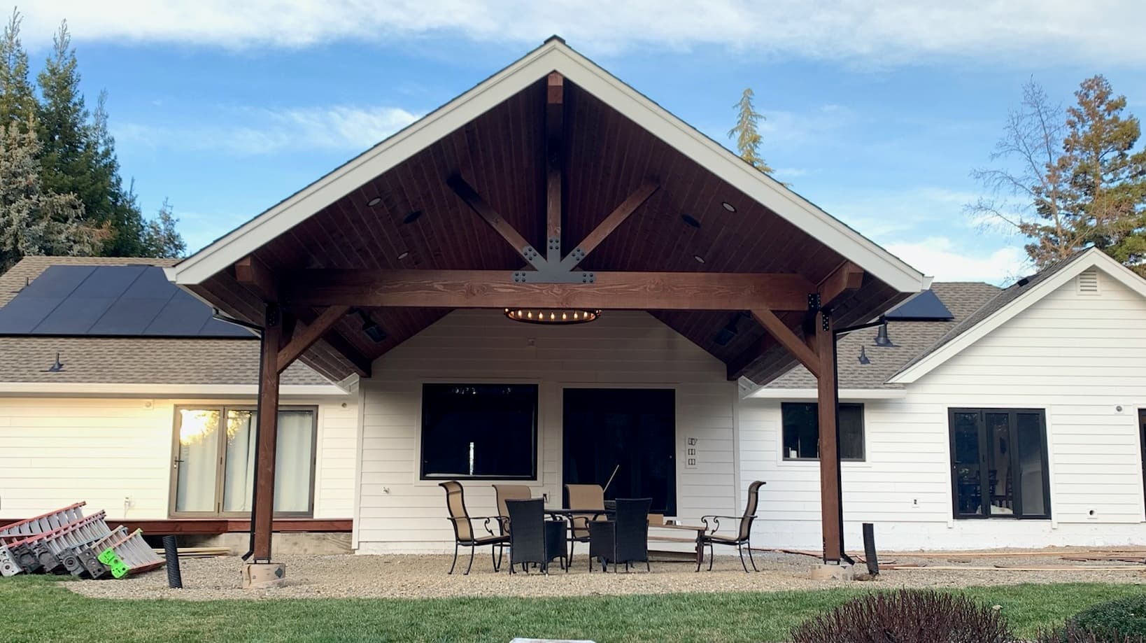 Custom Home & Timber Porch